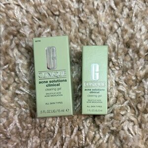 Clinique Acne Solutions Clinical Clearing Gel. NWT. In box.